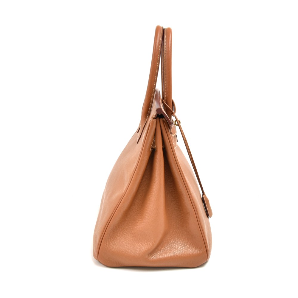 Hermès - Authenticated Birkin 35 Handbag - Leather Brown Plain for Women, Very Good Condition