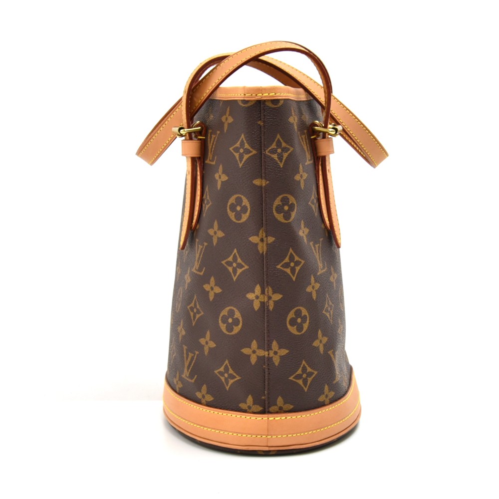 Louis Vuitton Monogram Canvas Leather Bucket Bag CBLXZXDU