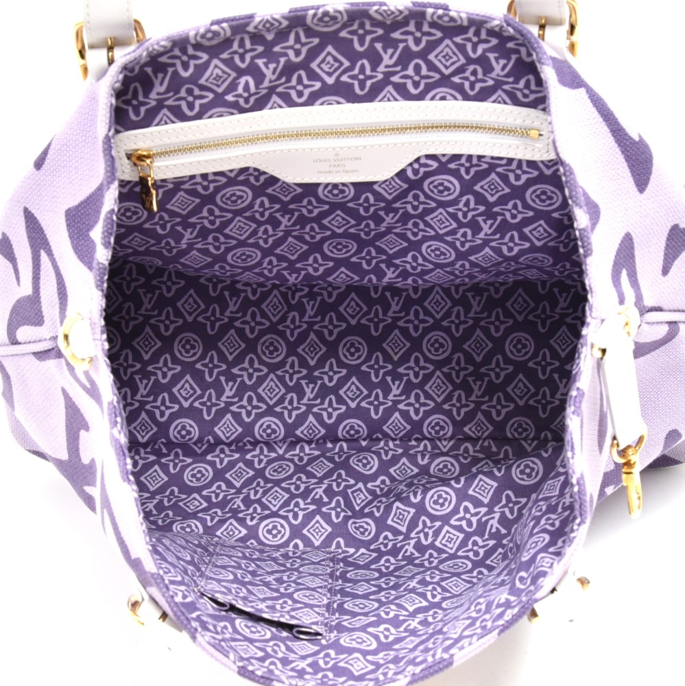 LOUIS VUITTON Cruise line Tai Sienne PM Shoulder Bag Canvas Purple