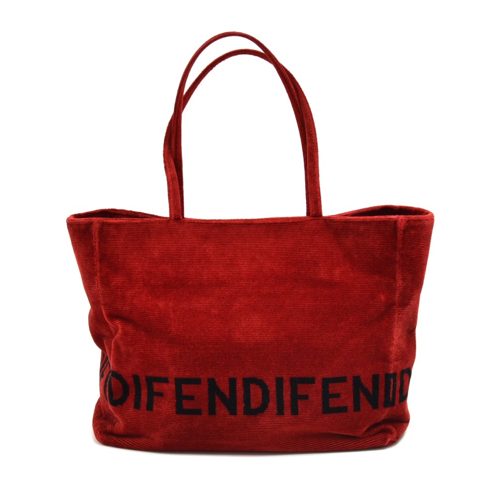 Red velvet store tote bag