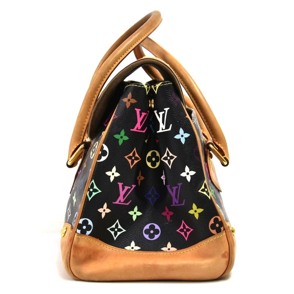 Louis Vuitton Beverly PM Black Monogram Multicolor Bag