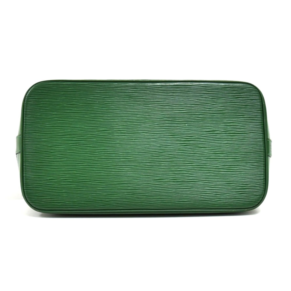 Louis Vuitton Mint Green Electric Epi Leather Alma GM Bag at 1stDibs