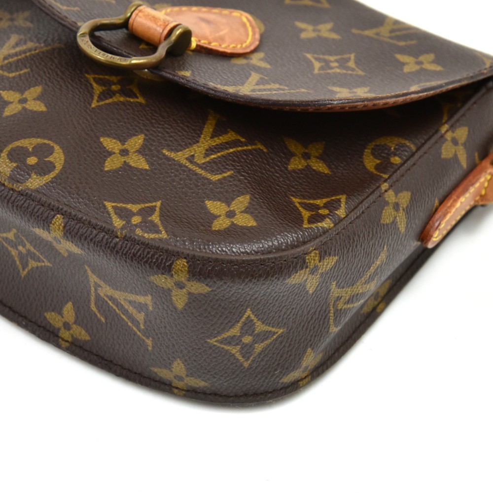 LOUIS VUITTON Mini Saint Cloud Shoulder Bag Monogram Leather BN M51244  83SF126