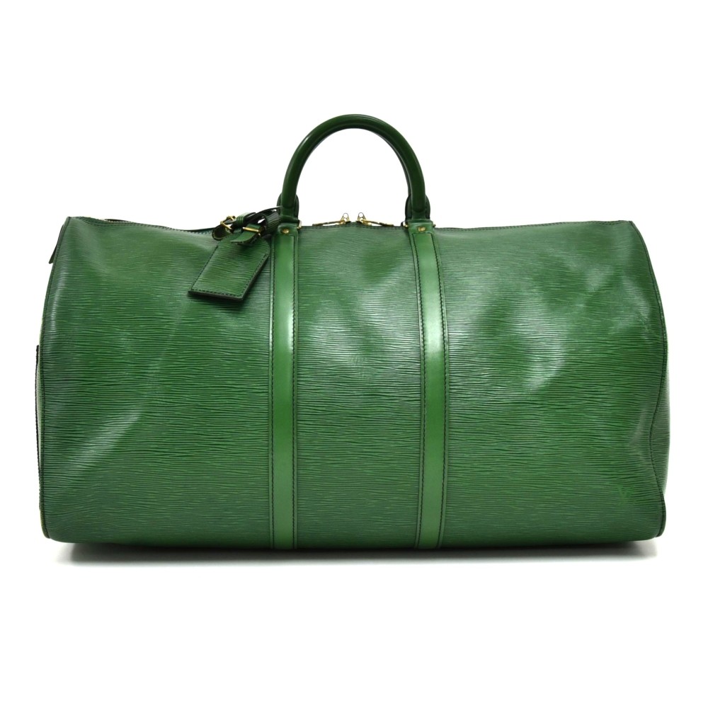 Louis Vuitton Vintage - Epi Keepall 55 Bag - Black - Leather and Epi  Leather Handbag - Luxury High Quality - Avvenice