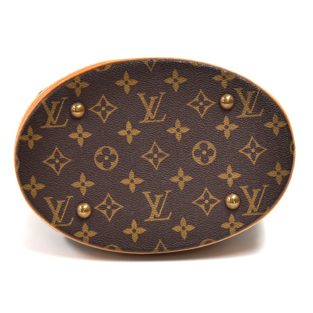 Louis Vuitton beautiful monogram bucket bag PM * new lining from LV.