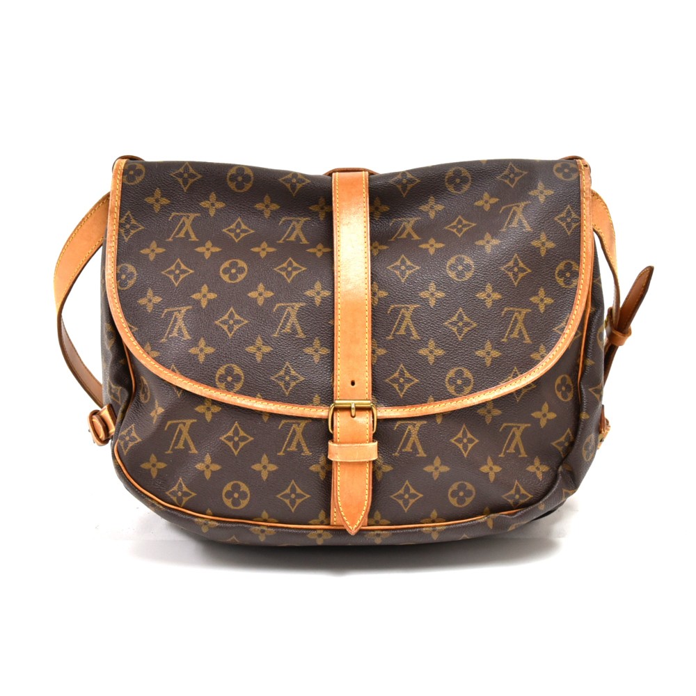 Authentic Pre-owned Louis Vuitton Bag (Saumur 35), Luxury, Bags