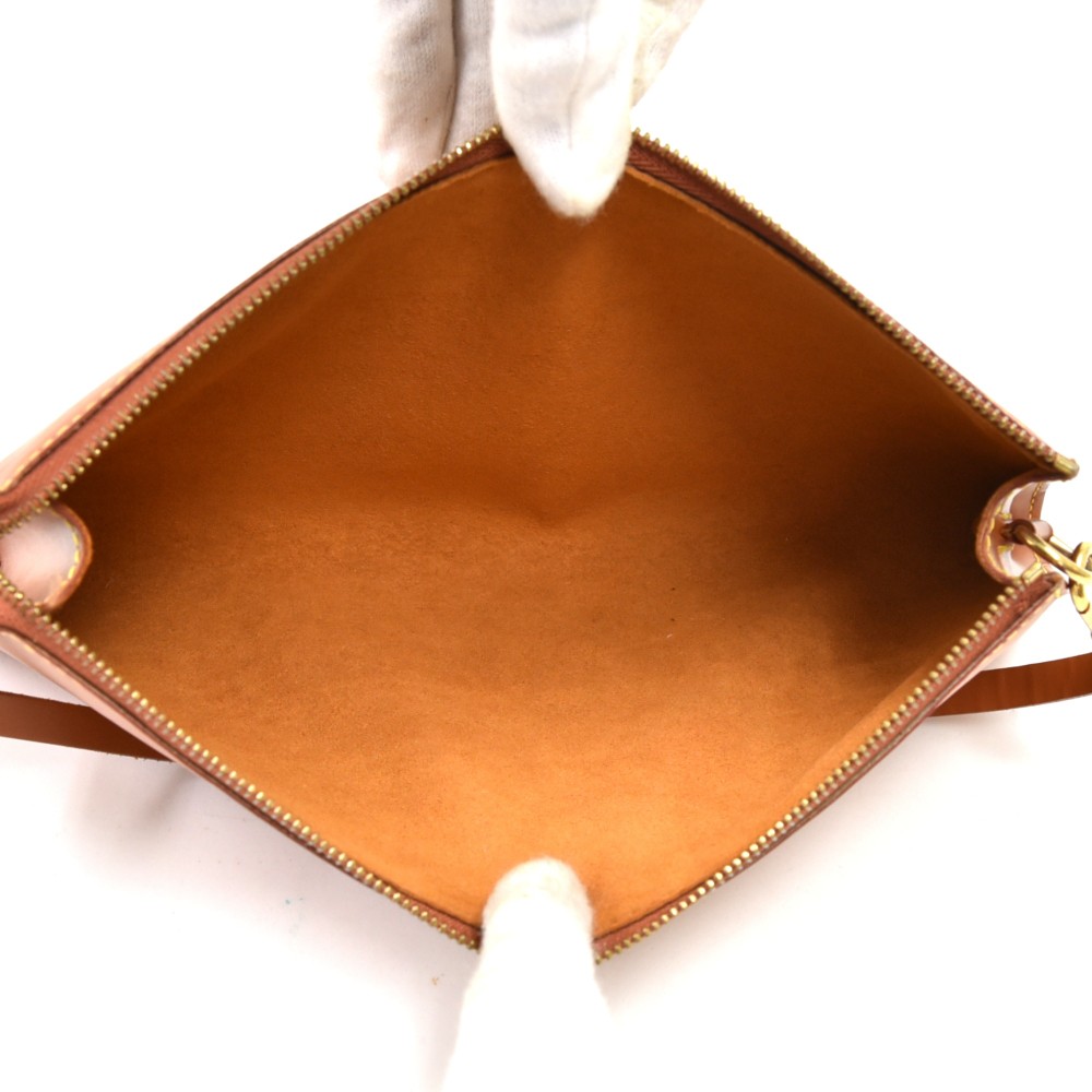 Cipango Gold Epi Leather Pochette Accessoires