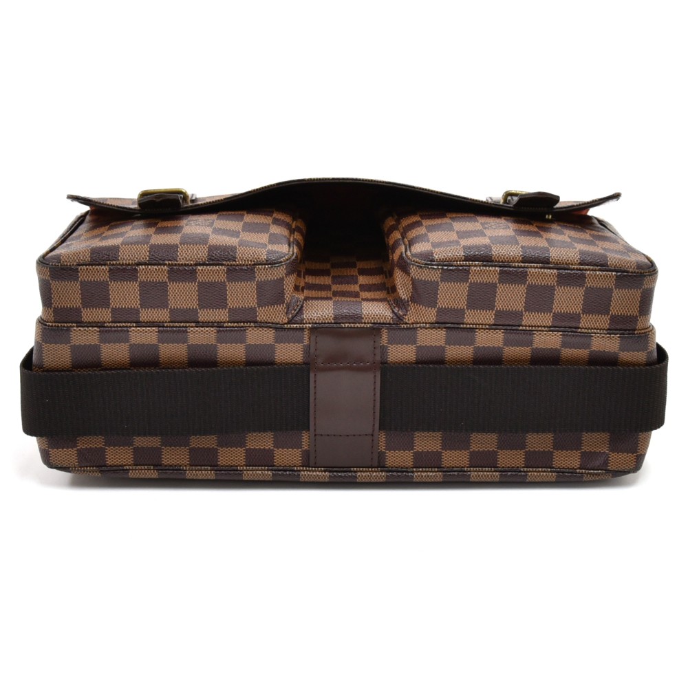 Louis Vuitton Damier Ebene Canvas Broadway Shoulder Bag.  Luxury, Lot  #77020