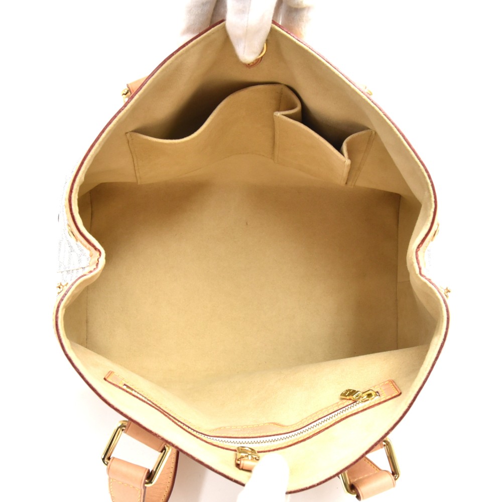 Louis Vuitton Damier Azur Hampstead PM - White Totes, Handbags - LOU756751