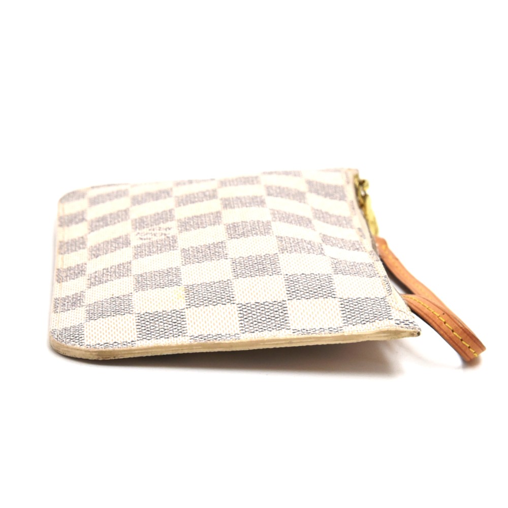 Louis Vuitton Key Pouch Damier Azur White/Blue in Canvas with Brass - GB