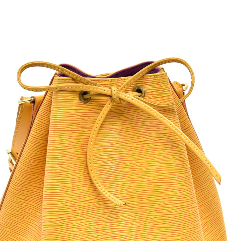 Louis Vuitton Noe Shoulder Bag M44009 Jaune Epi – Timeless Vintage Company