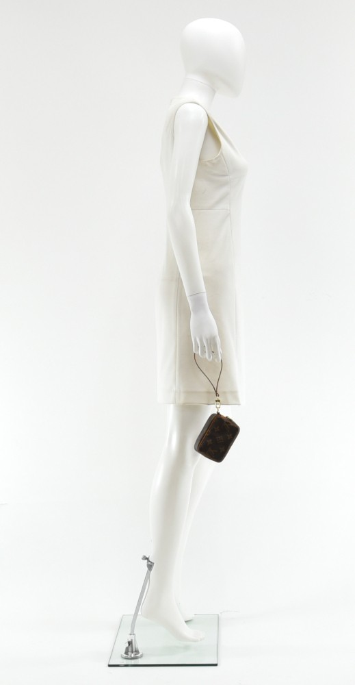 Louis Vuitton Monogram Canvas Trousse Wapity Mini Pouch Wrist Bag For Sale  at 1stDibs