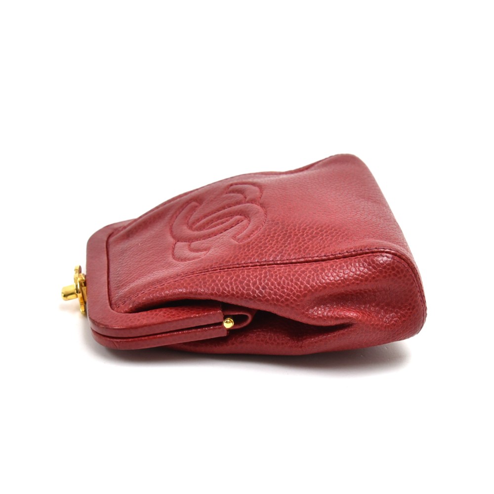 Chanel Jewelry Case Pouch Bag Red Caviar – AMORE Vintage Tokyo