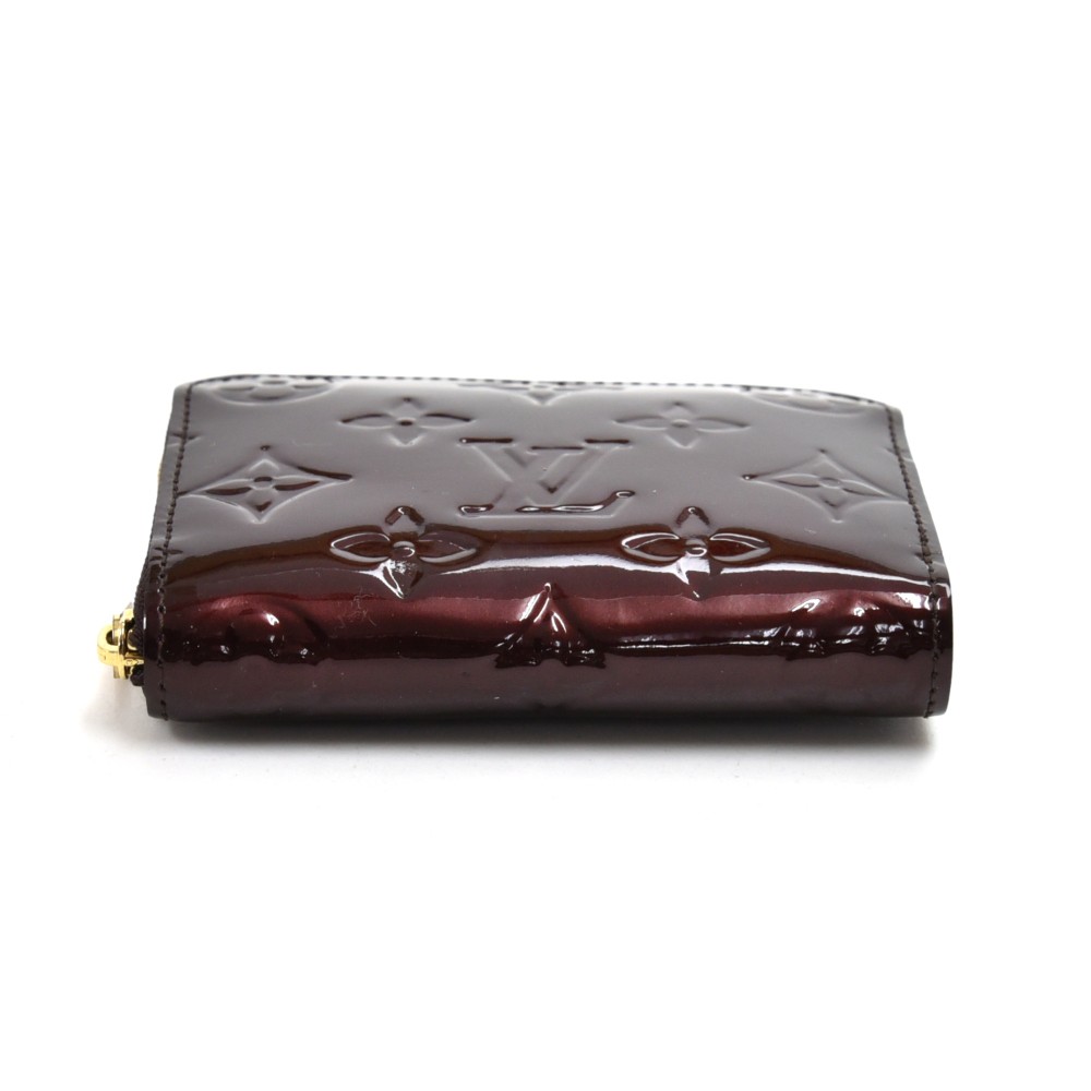 Louis Vuitton Louis Vuitton Amarante Plum Vernis Leather Card Case