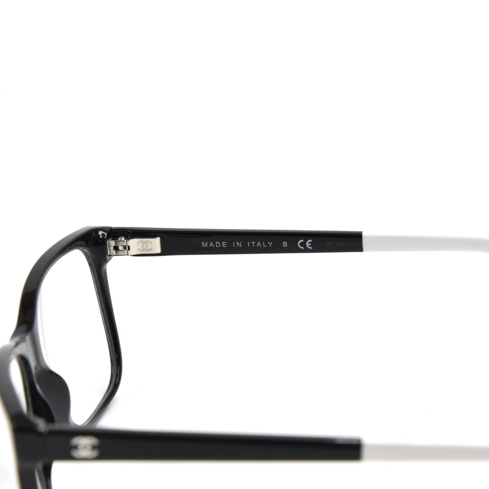 Chanel Womens Designer Eyeglasses 3230-1333 in Black :: Custom Left & Right  Lens