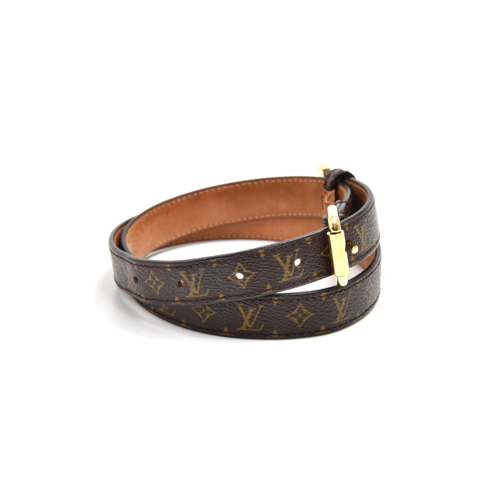 Louis Vuitton Louis Vuitton Monogram Canvas & Leather 20mm Waist Belt ...