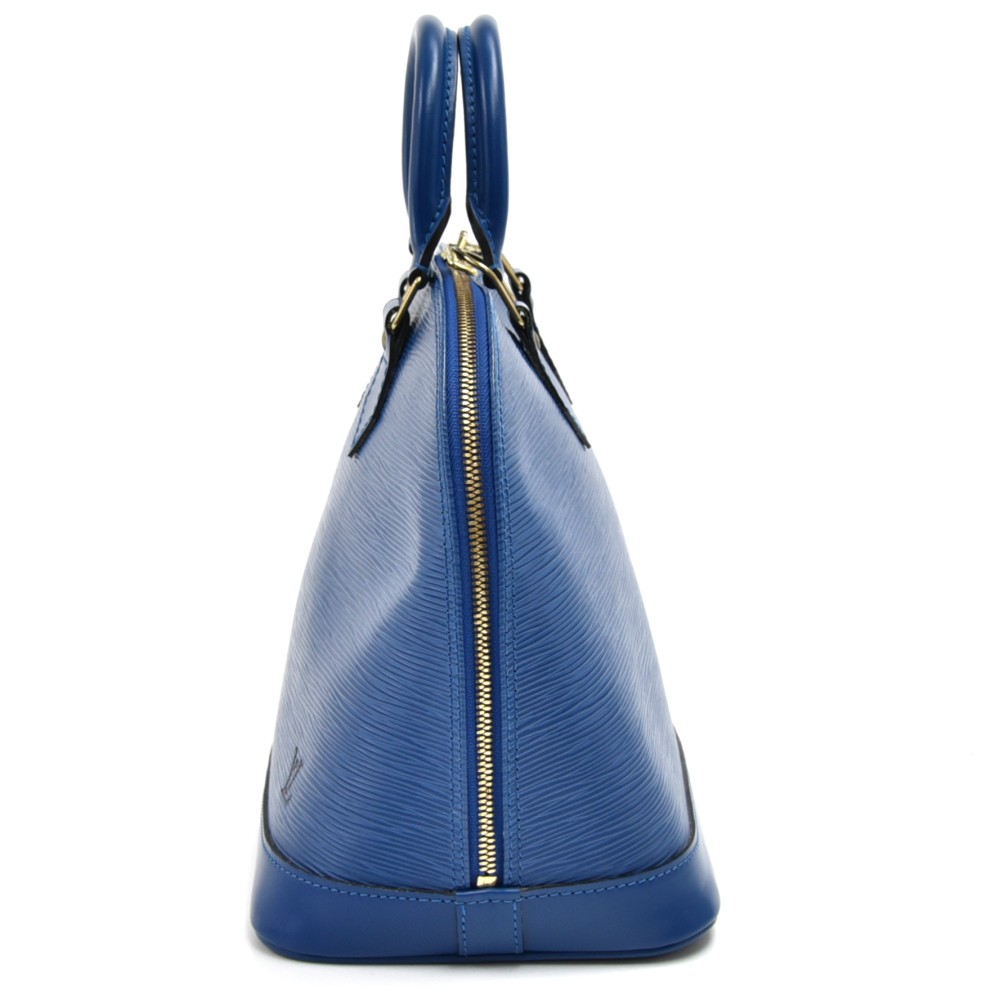 LOUIS VUITTON, Alma in purple épi leather For Sale at 1stDibs