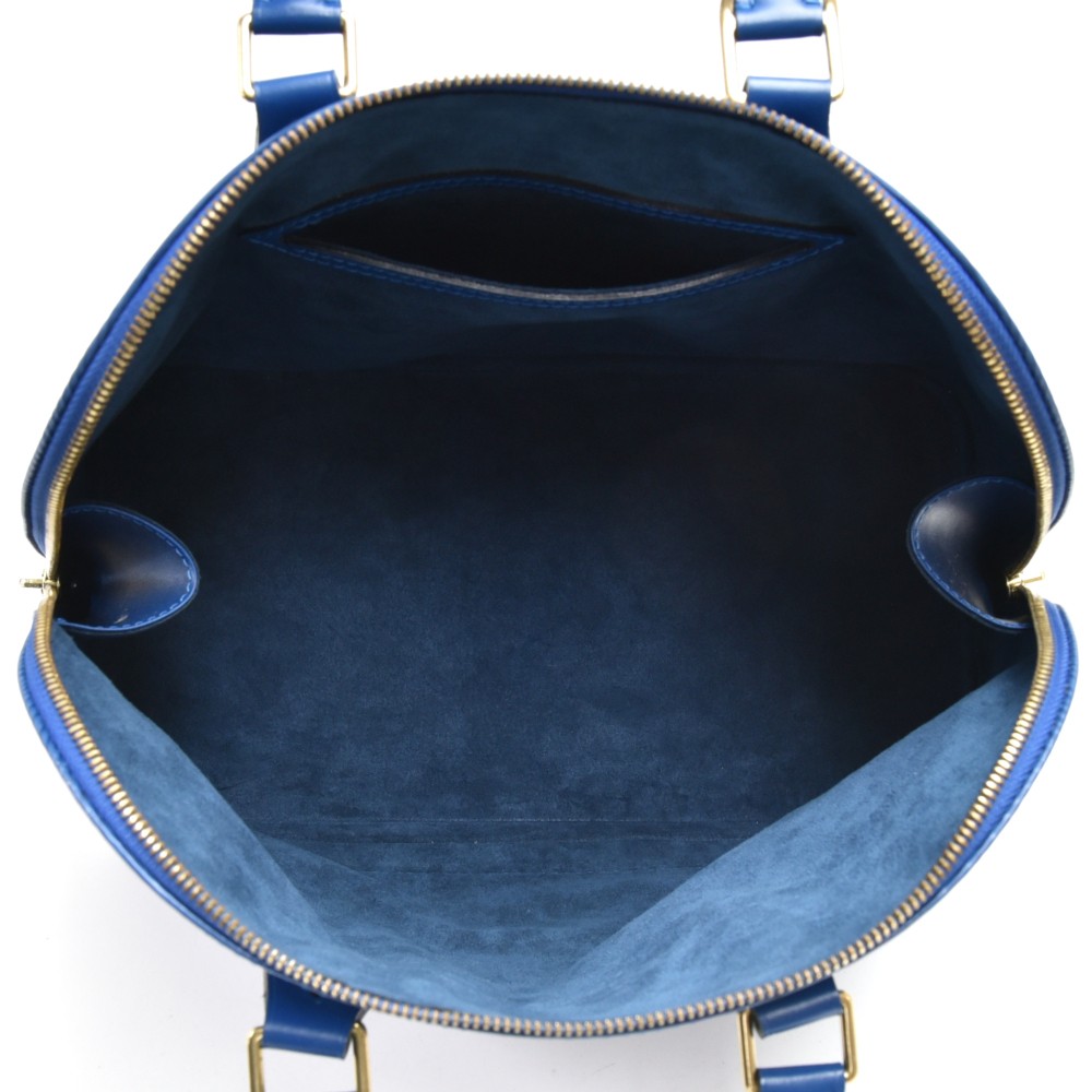 Louis Vuitton Louis Vuitton Epi Denim Alma PM Handbag Blue P12976 – NUIR  VINTAGE
