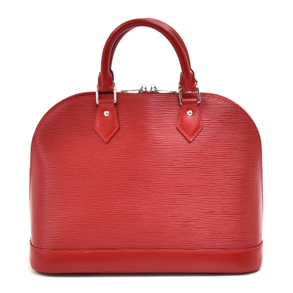 Louis Vuitton Carmine Epi Leather Alma BB Bag Louis Vuitton