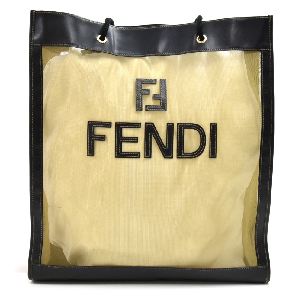 Fendi mesh tote bag deals