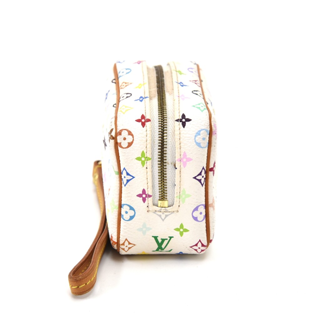 Louis Vuitton Trousse Wapity Mini Pouch Wristlet Bag Monogram Multicolor  12530