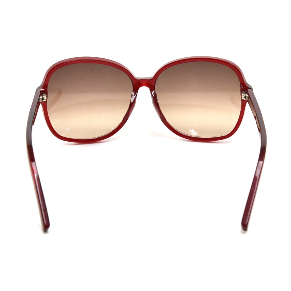 Others Saint Laurent Classic 8/F Red Oversized Sunglasses ON7D8