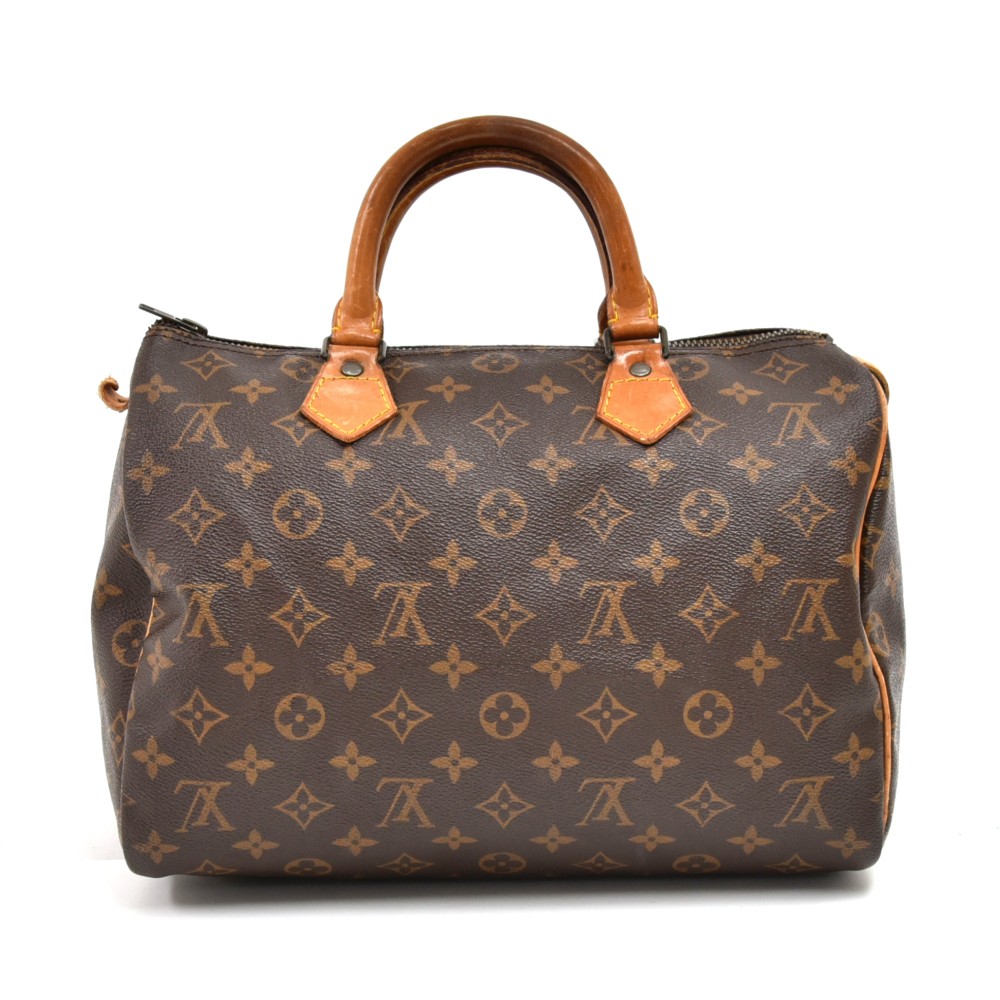 LV Louis Vuitton speedy 30 classic men and women zipper handbags