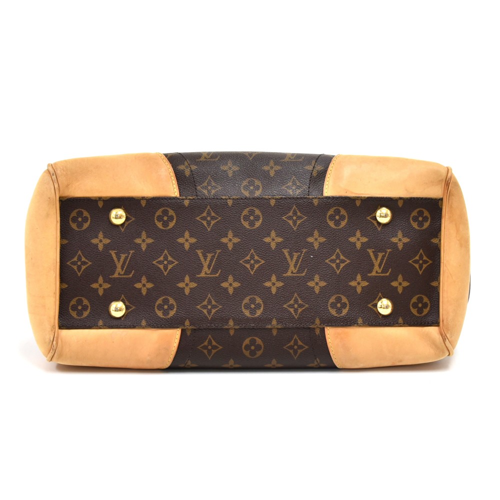 Louis Vuitton Beverly GM Brown Monogram Canvas and Calfskin Shoulder Bag  For Sale at 1stDibs