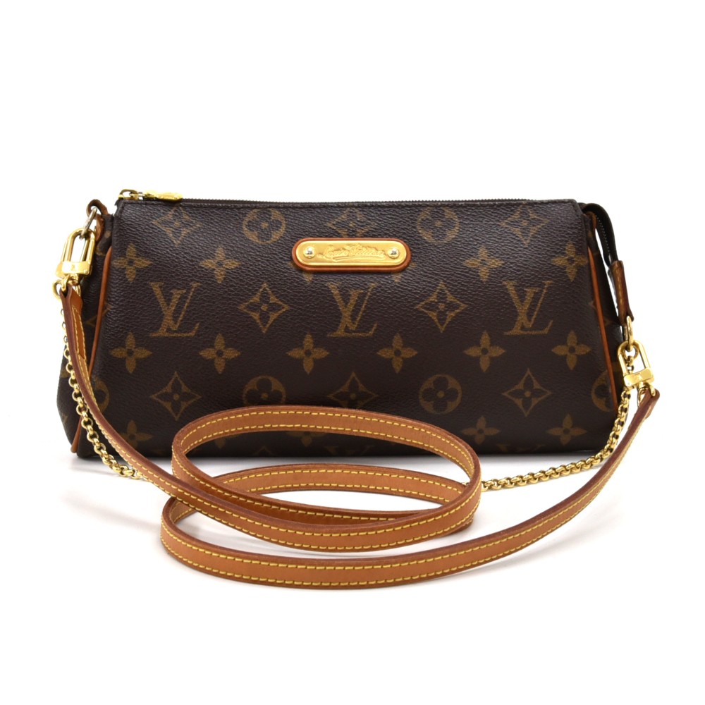 Louis Vuitton Monogram Pochette Eva 2way Crossbody Shoulder Handbag