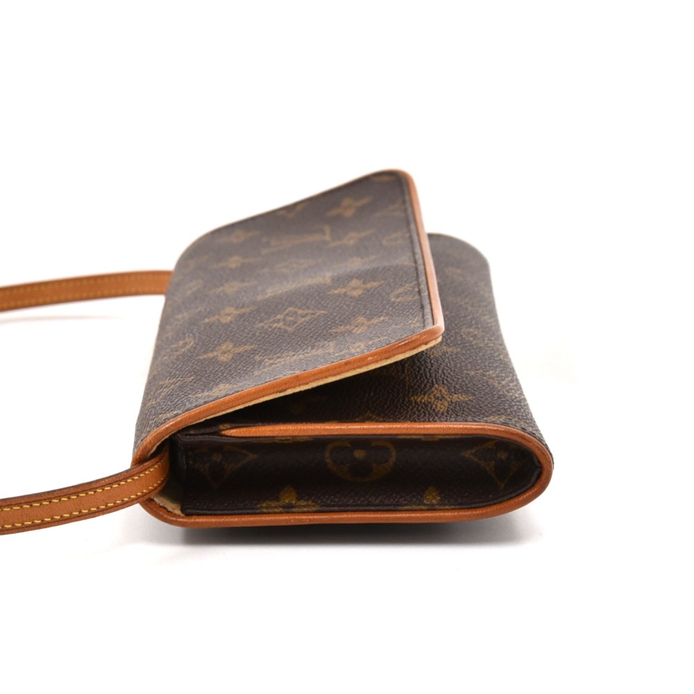 Louis Vuitton M51852 Pochette Twin GM Monogram Coated Canvas Shoulder –  Cashinmybag