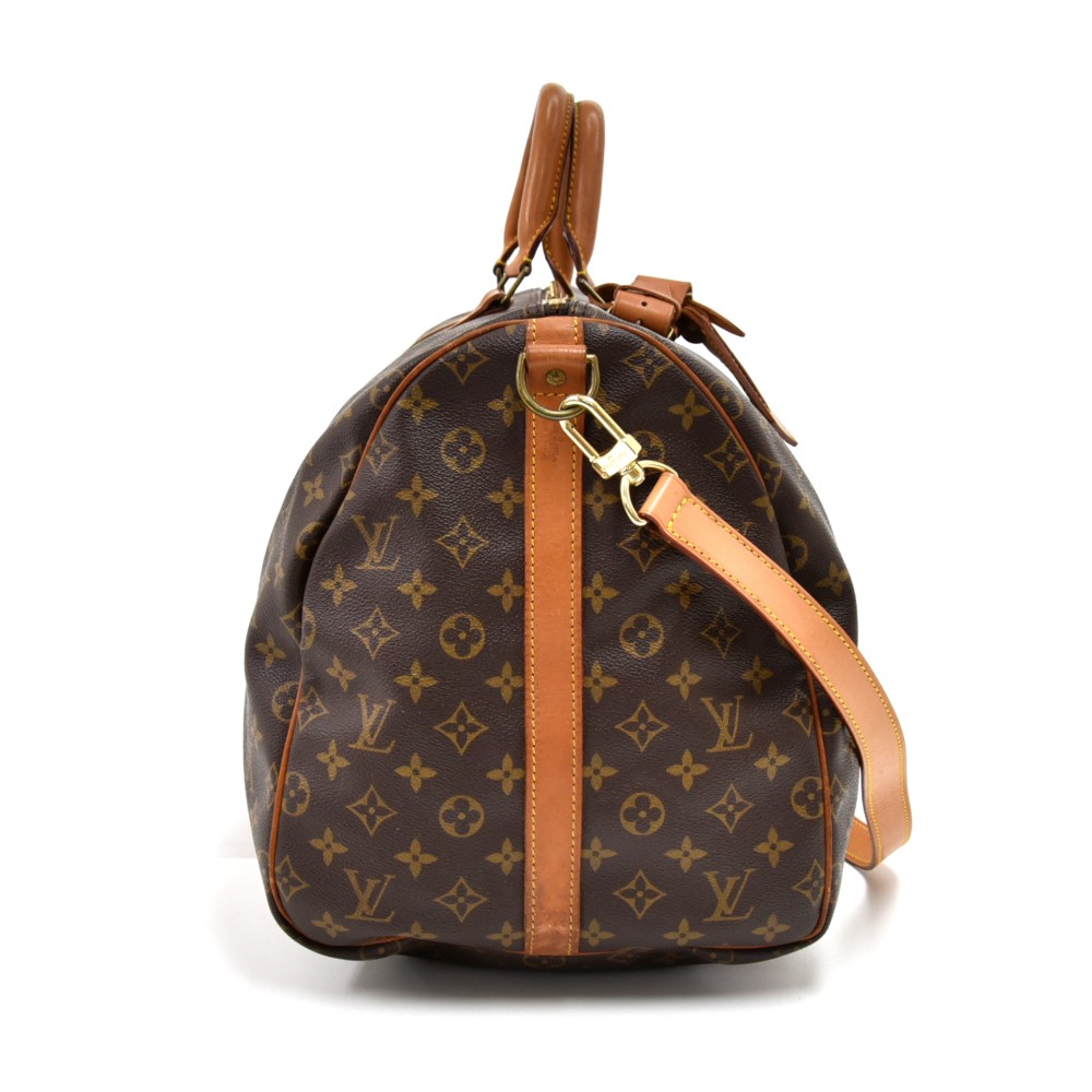 Louis Vuitton 2008 pre-owned Monogramouflage Keepall Bandoulière 55 travel  bag - ShopStyle