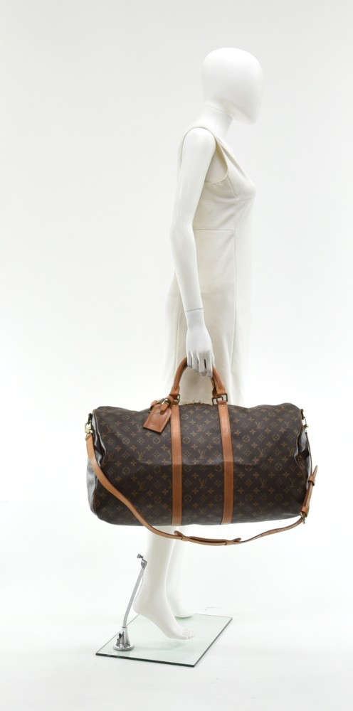 MODA ARCHIVE X REBAG Pre-Owned Louis Vuitton Keepall Bandouliere Monogram  Mirror 50 Bag - ShopStyle