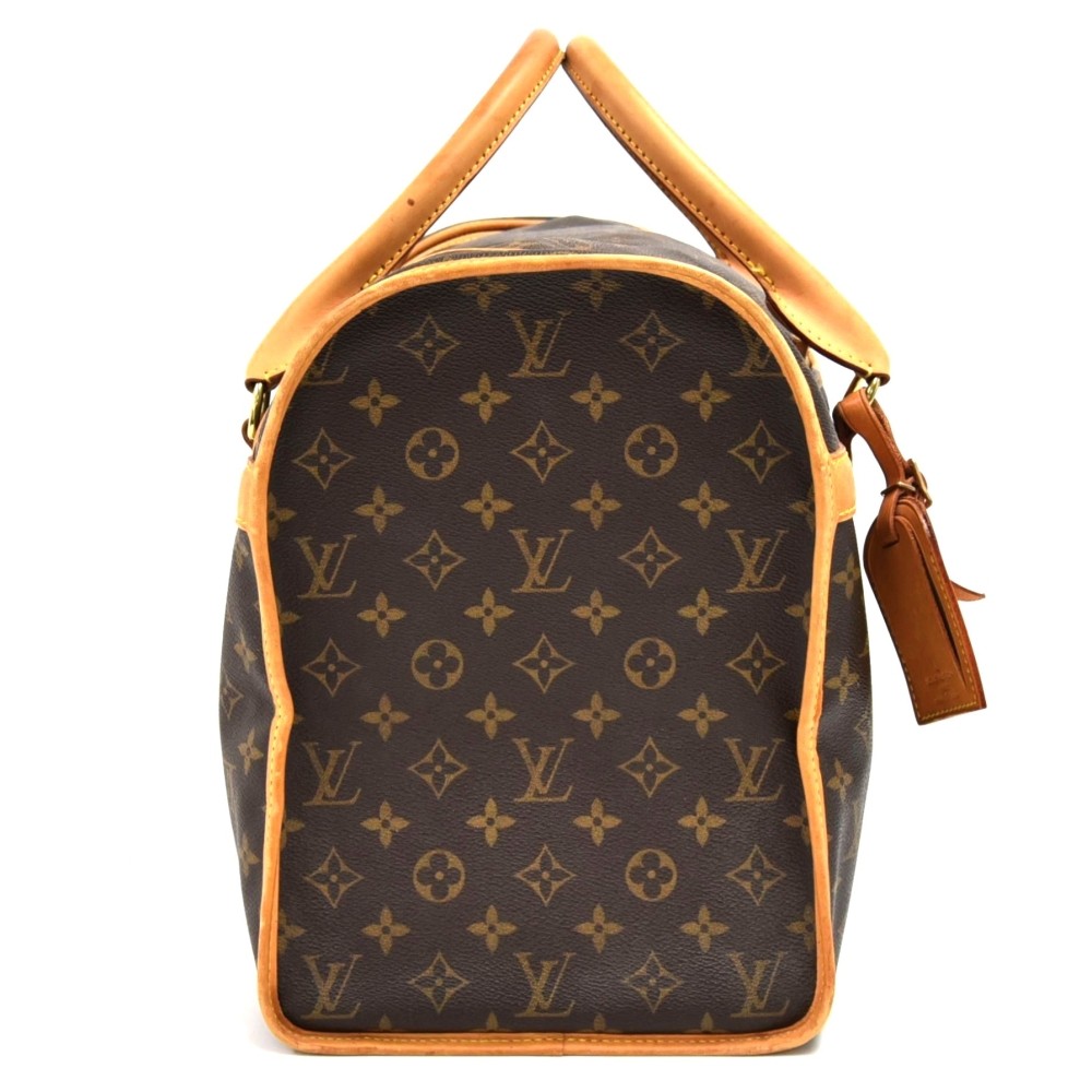 Louis Vuitton Rare Monogram Sac Chien 40 Pet Carrier Dog Travel Cat Bag  862758