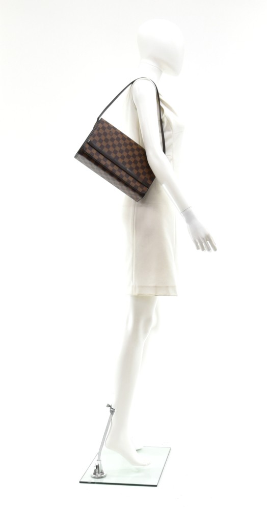 Louis Vuitton Tribeca long Lv Damier Ebene Hand Ch