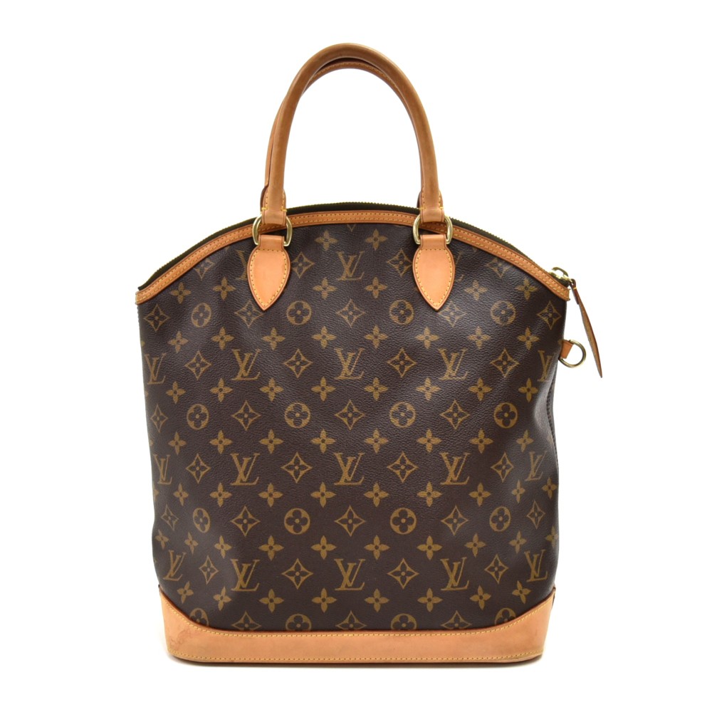 Louis Vuitton Vintage Louis Vuitton Lockit MM Monogram Canvas Handbag