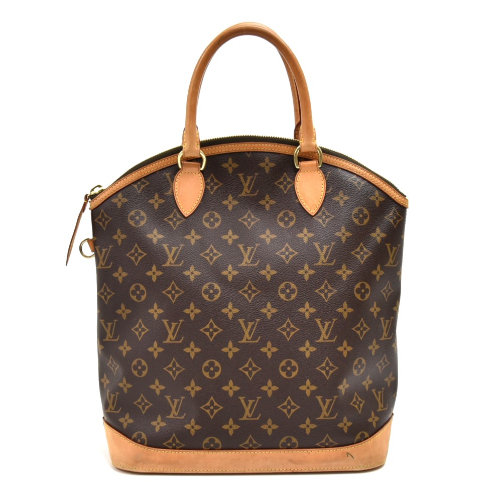 Lockit Mm bag in brown leather Louis Vuitton - Second Hand / Used