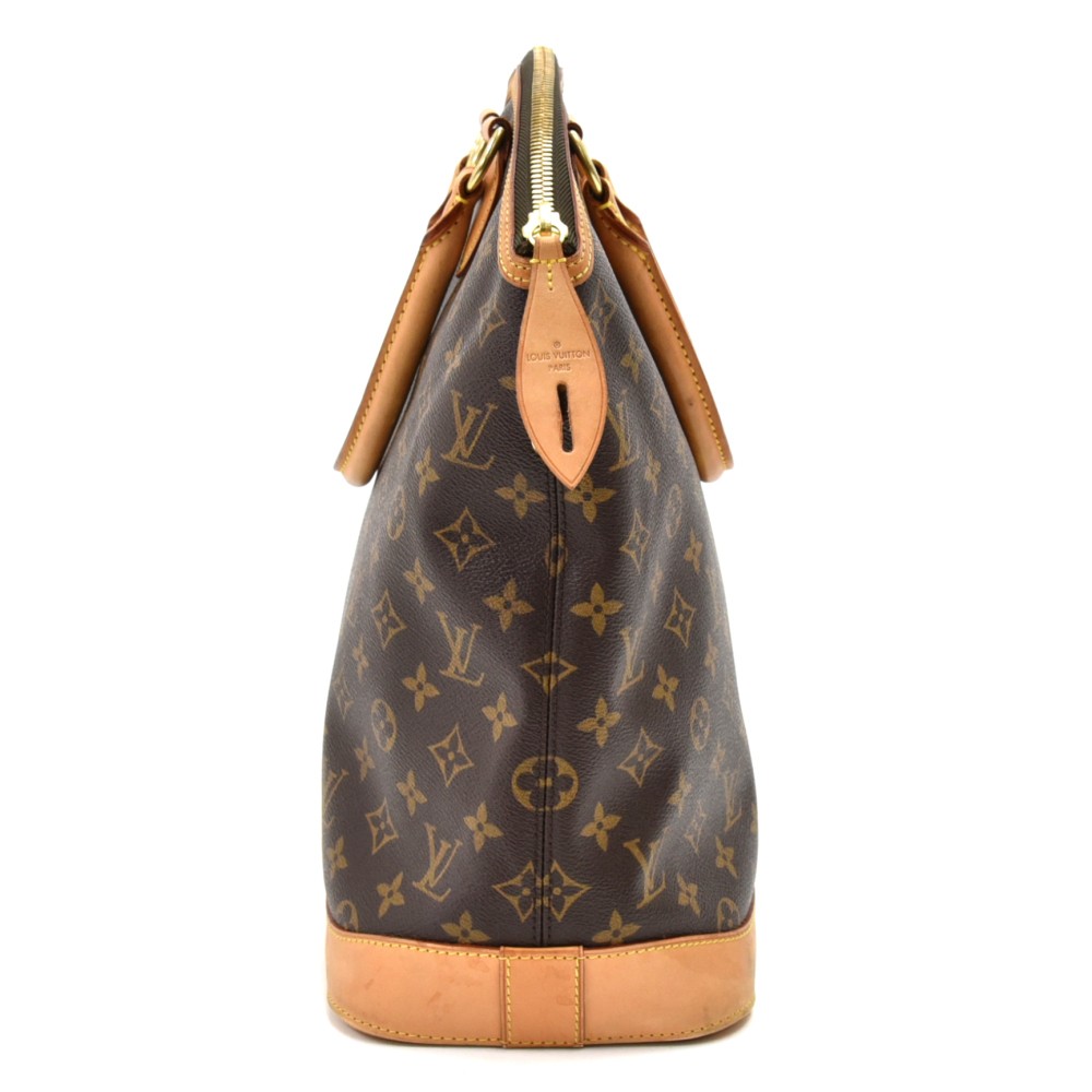 Lockit Mm bag in brown leather Louis Vuitton - Second Hand / Used – Vintega