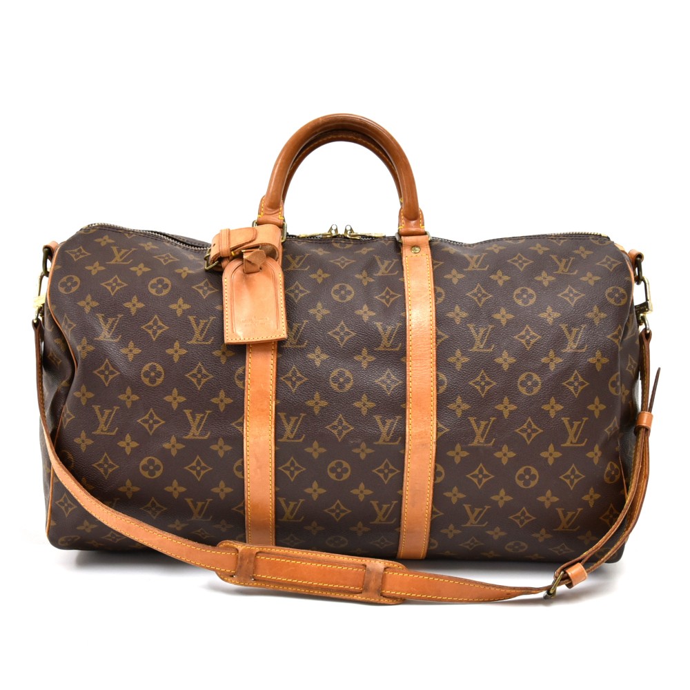 Louis Vuitton Brown Monogram Keepall 50 Bag – The Closet
