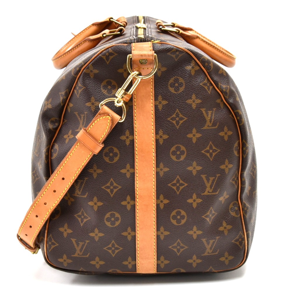 Louis Vuitton 1990 Vintage Monogram Keepall Bandouliere 55 - Brown Luggage  and Travel, Handbags - LOU552531
