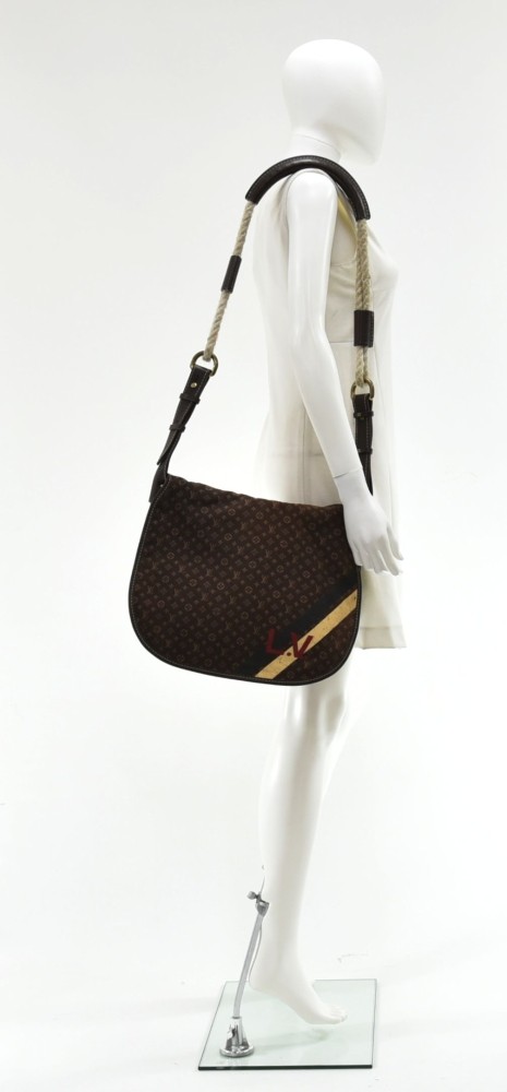 Louis Vuitton LV Amman Ebene Shoulder Bag Crossbody Bag Monogram