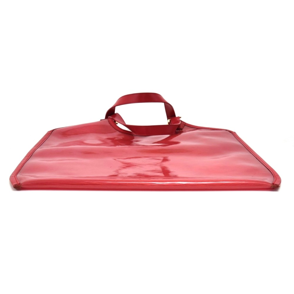 Louis Vuitton Plage Clear Translucent Epi Baia Grenadine Red Patent Leather  Shoulder Bag Metal ref.290001 - Joli Closet