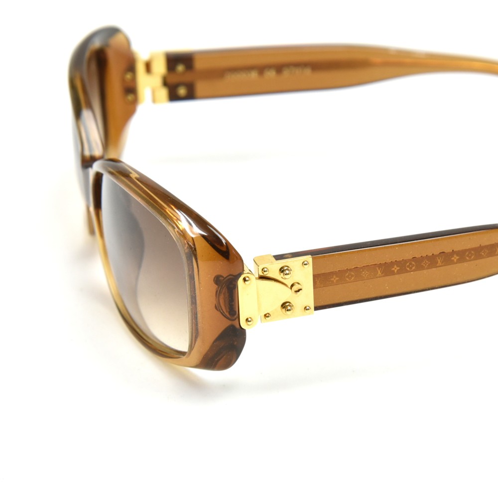 Louis Vuitton Brown Glitter Soupcon Sunglasses Louis Vuitton