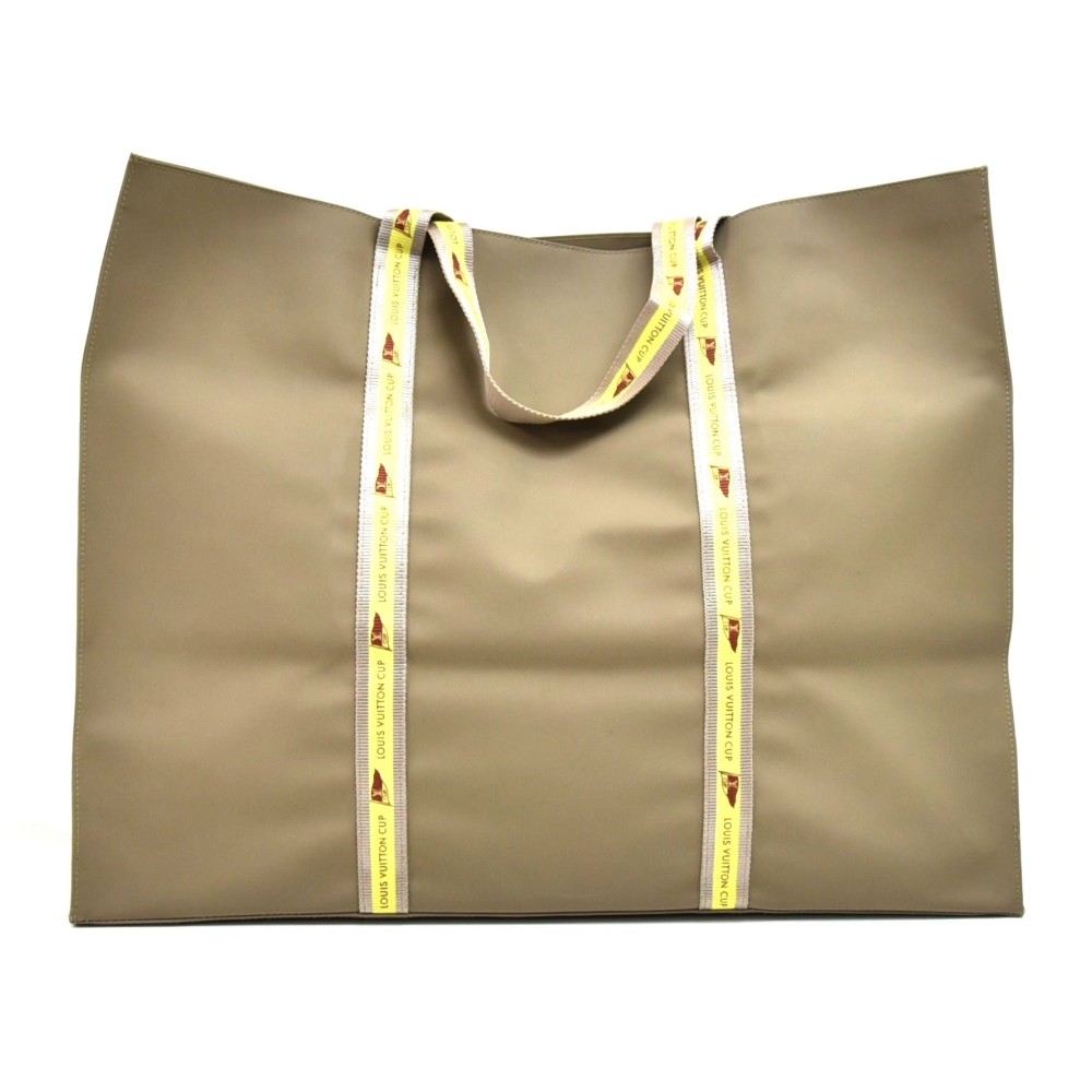 Louis Vuitton Cup Grey/Yellow/White Beach bag/Shopper Bag