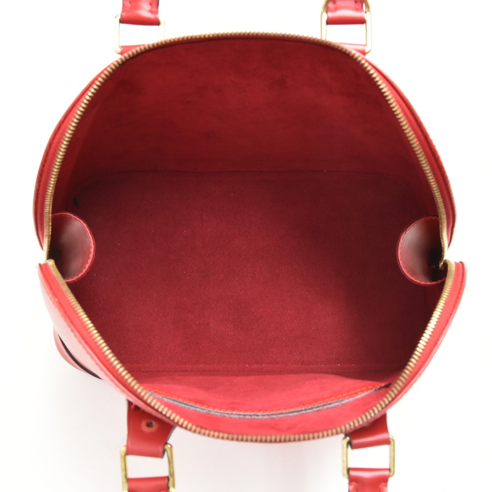 Louis Vuitton Alma Handbag Epi Leather BB Red 2339356