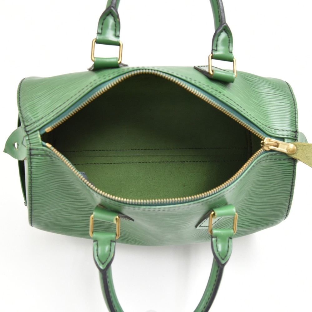 Vintage Louis Vuitton Speedy 25 Green Epi Leather Bag VI0964 020123 –  KimmieBBags LLC