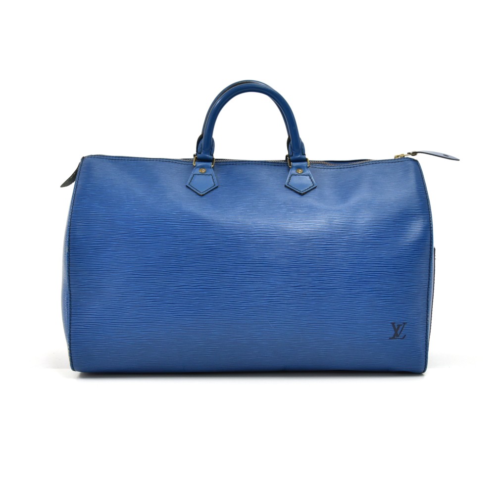 Louis Vuitton Vintage Louis Vuitton Speedy 40 Blue Epi Leather