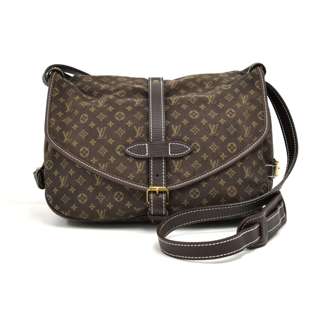 Louis Vuitton Monogram Mini Lin Samur PM - Brown Crossbody Bags, Handbags -  LOU773213
