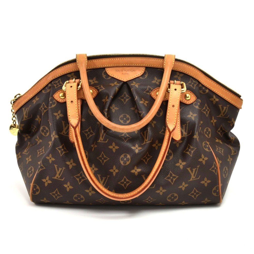 Louis Vuitton Tivoli Handbag Monogram Canvas GM Brown 2274533