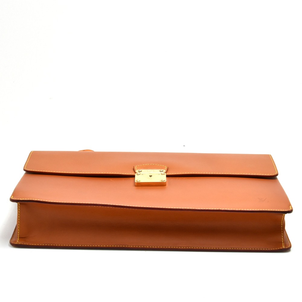 Noé leather handbag Louis Vuitton Brown in Leather - 36998300