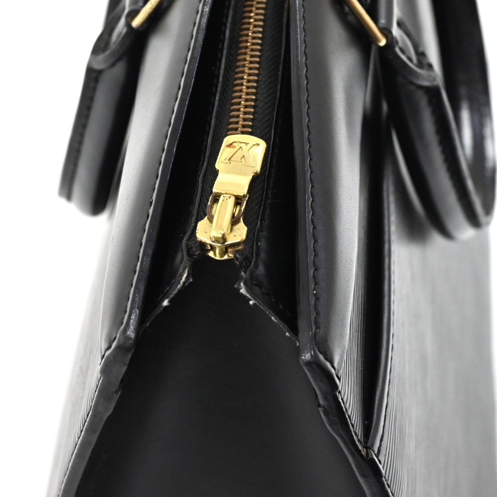 Louis Vuitton Vintage Black Epi Leather Riviera Handbag in 2023